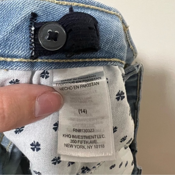 Lucky Brand Riley Light Wash Jean Shorts - Picture 5 of 6